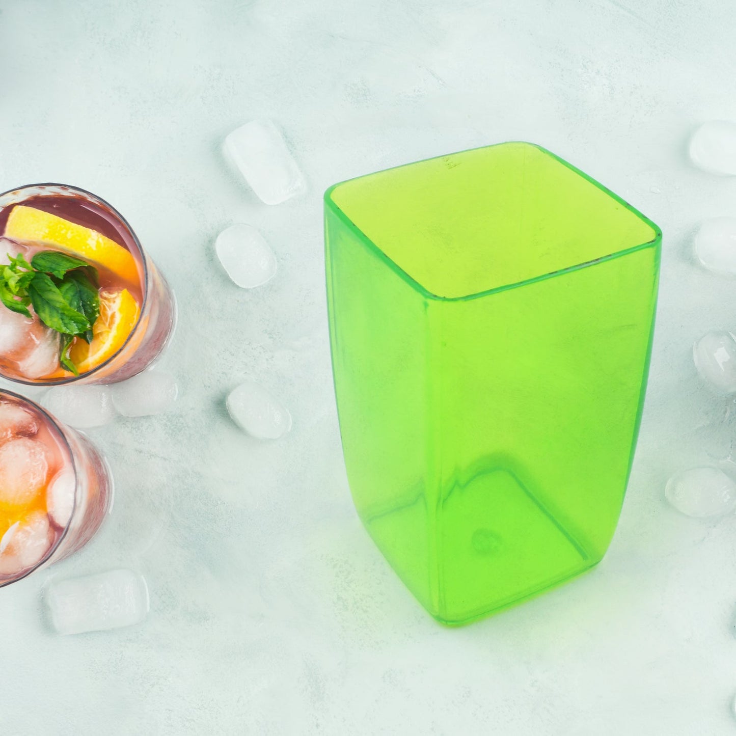 Multi-Purpose Unbreakable Plastic Mini Juice / Water Glass Bathroom Tumbler Cup Unbreakable Dental Rinsing Cup (1 Pc)