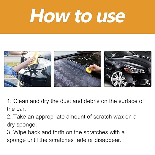 Car Scratch Removal Wax (Pack of 2)